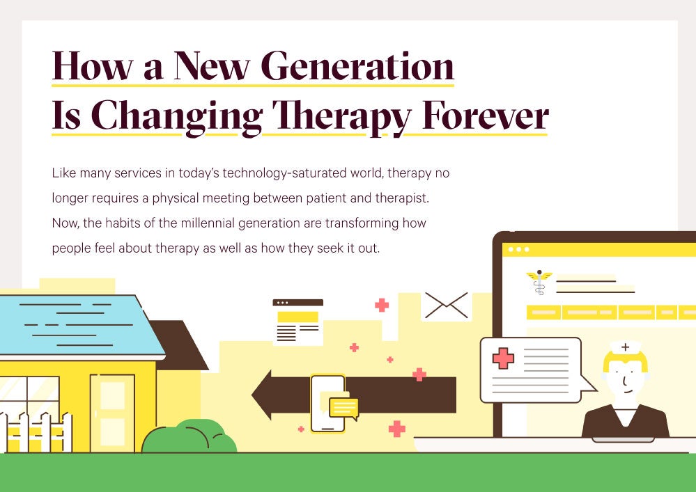 Online counseling infographic preview