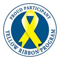 Yellow ribbon program icon