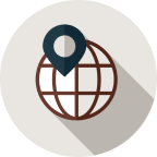globe location icon