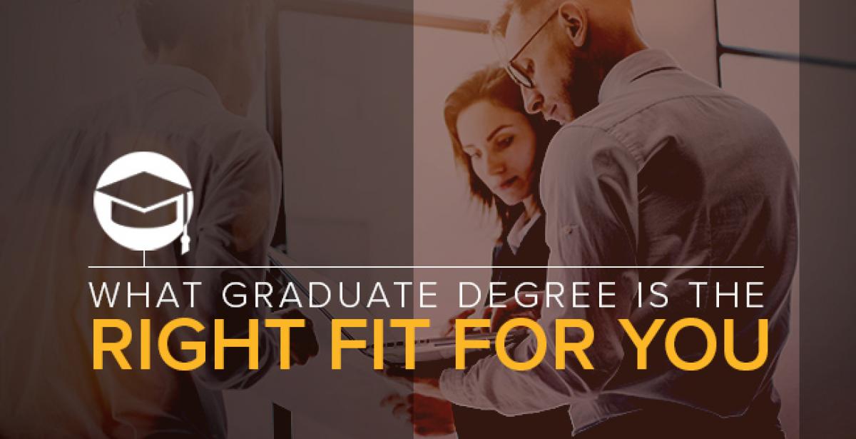 What Graduate Degree Is The Right Fit For You?