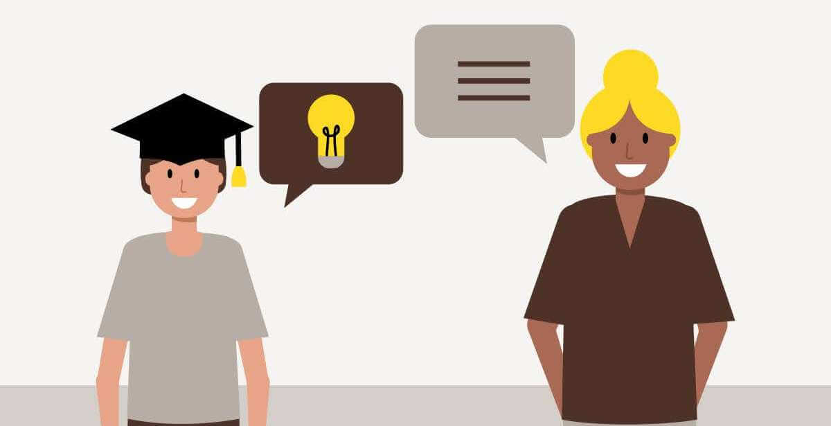 school counselor and student