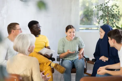 A community advocacy group led by a social worker